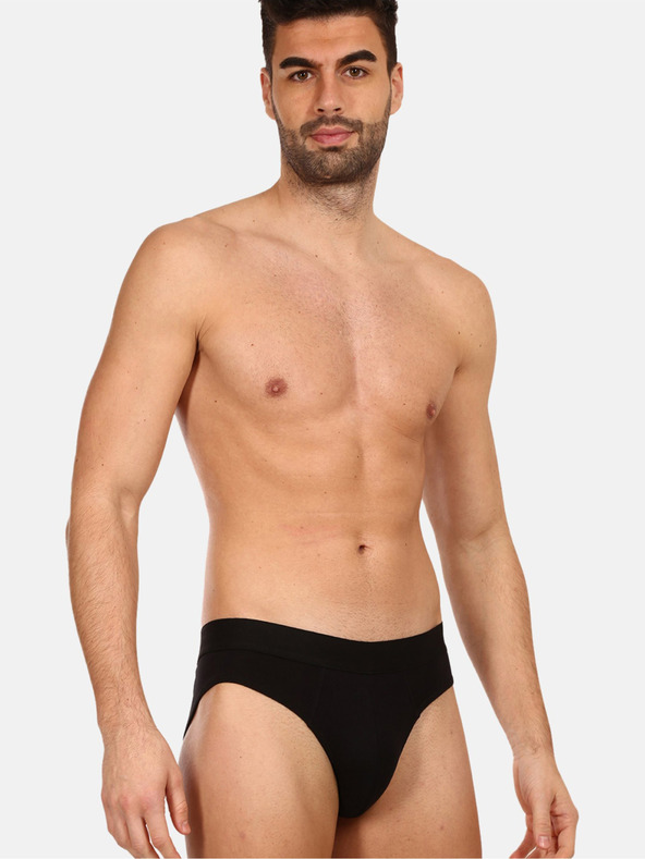 Nedeto Zehner-Slip für Herren in Schwarz Nedeto
