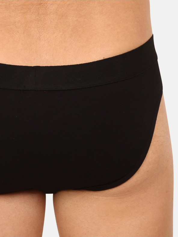 Nedeto Fünferpack Herrenslips in Schwarz Nedeto