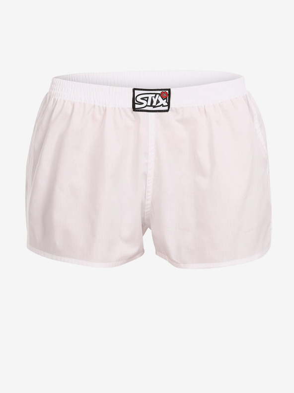 Styx Weiße Damen-Weihnachts-Shorts Styx