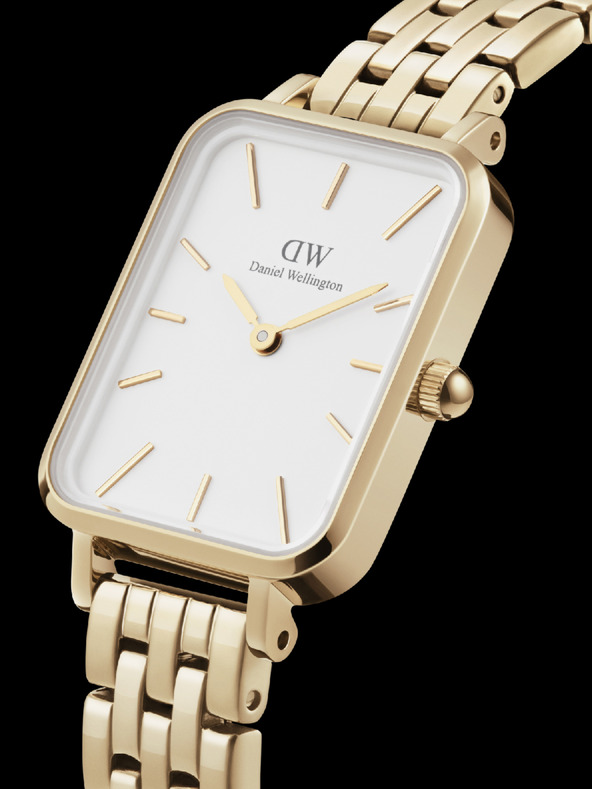 Daniel Wellington Damenuhr in Gold Daniel Wellington Uhr QUADRO