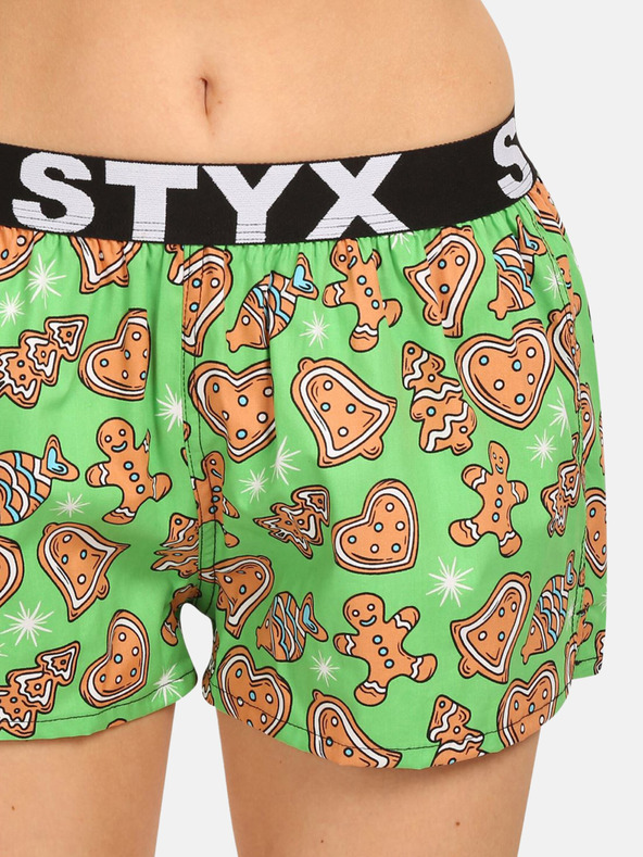 Styx Damen-Boxershorts Styx Art Sport-Gummiband Weihnachten Lebkuchen