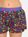 Styx Rosa und blaue gemusterte Damen Schlafshorts Styx Mushrooms