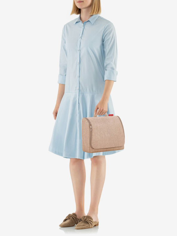 Reisenthel Beige Reisenthel Toilettentasche XL Twist Coffee