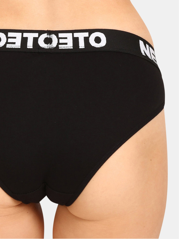 Nedeto Fünfer-Set - Damen Nedeto Schwarz Höschen
