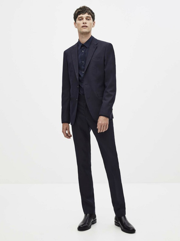 Celio Dunkelblaues Herrenhemd Celio Masantal1
