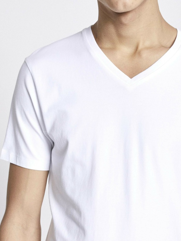 Celio Weißes Herren Basic T-Shirt Celio Neuniv