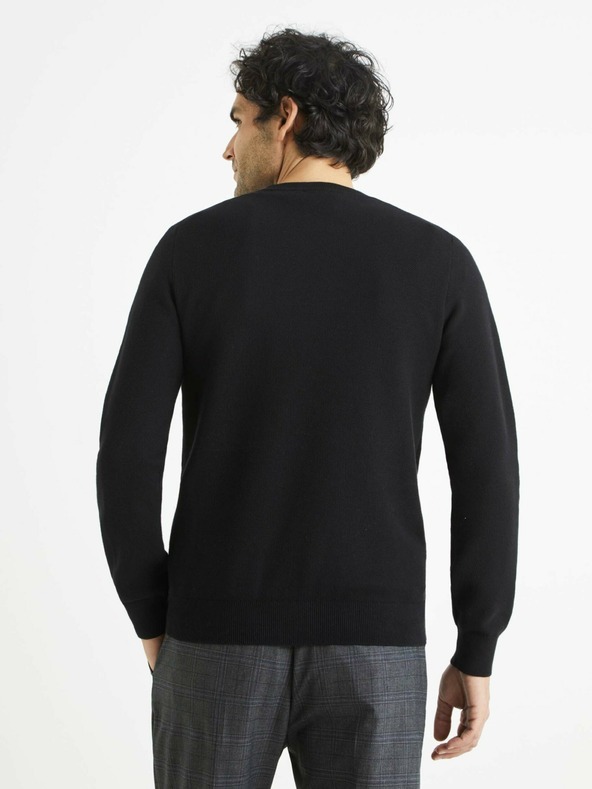 Celio Schwarzer Herren Pullover Celio Bepic