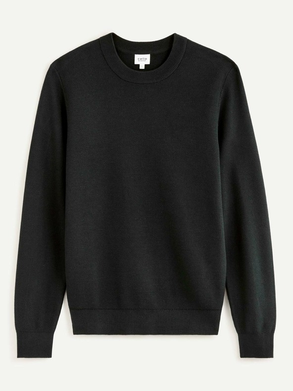 Celio Schwarzer Herren Pullover Celio Bepic