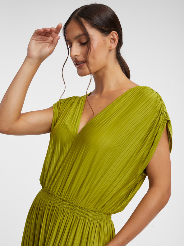 Orsay Grüner Damen Plissee-Maxirock ORSAY