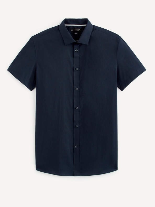 Celio Dunkelblaues Herrenhemd Celio Daslim