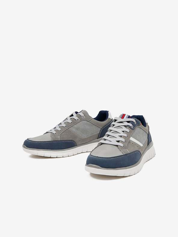 Celio Graue Herren-Sneakers aus Wildleder von Celio