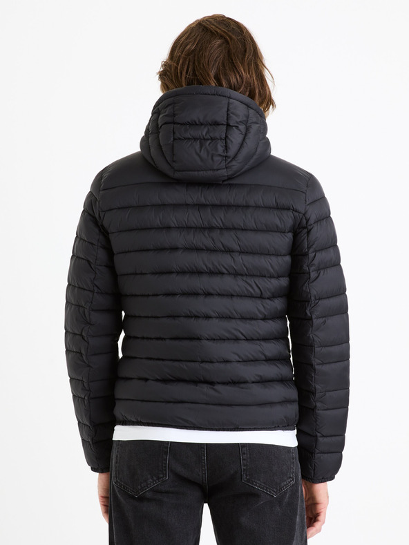 Celio Schwarze Herren-Steppjacke Celio Fububble