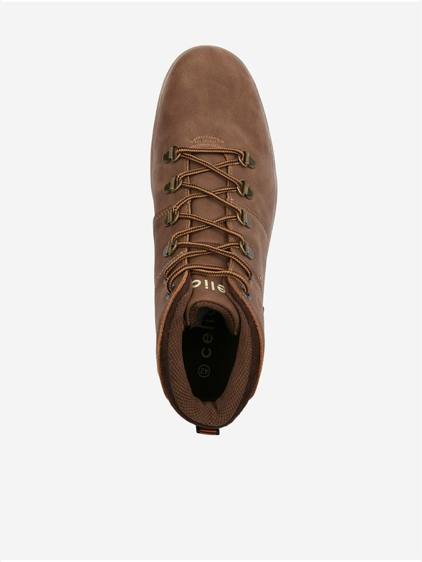 Celio Braune Herren-Winterstiefeletten Celio