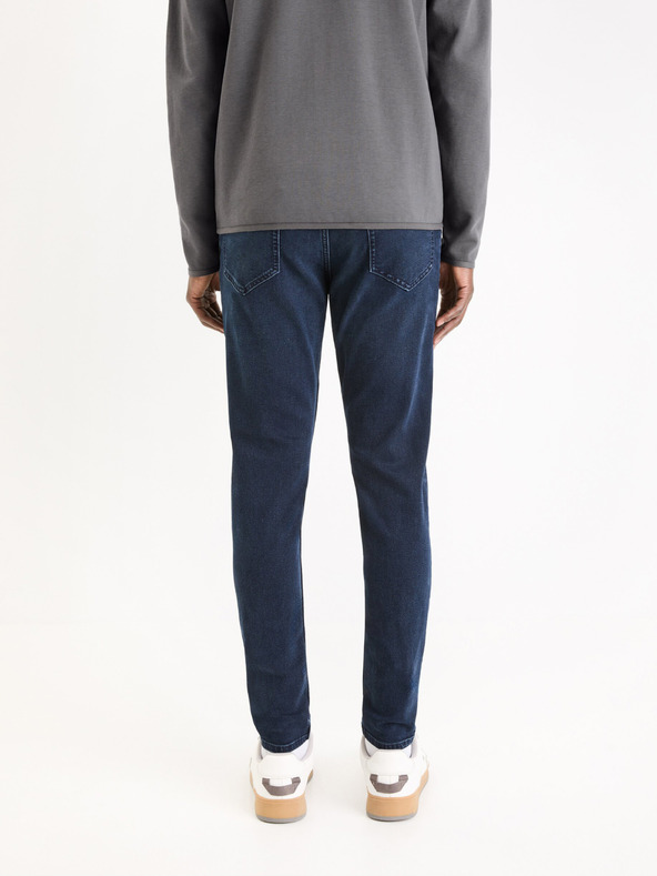 Celio Dunkelblaue Skinny Fit Jeans Celio Foskinny