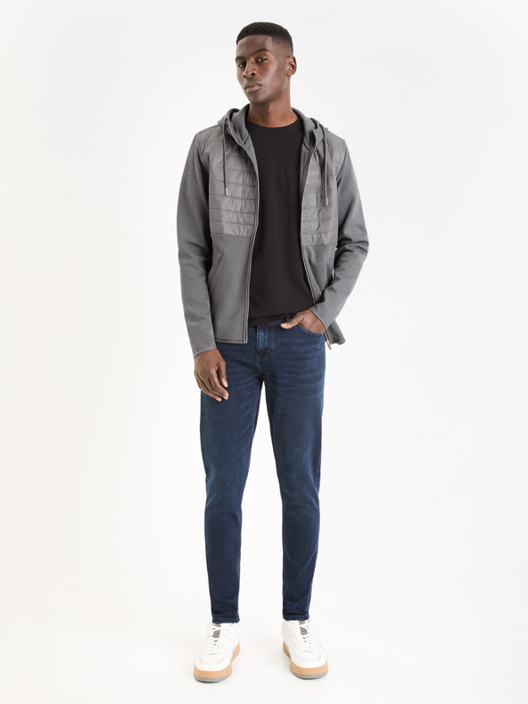 Celio Dunkelblaue Skinny Fit Jeans Celio Foskinny