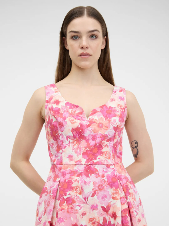 Orsay Rosa Damen-Blumenkleid ORSAY
