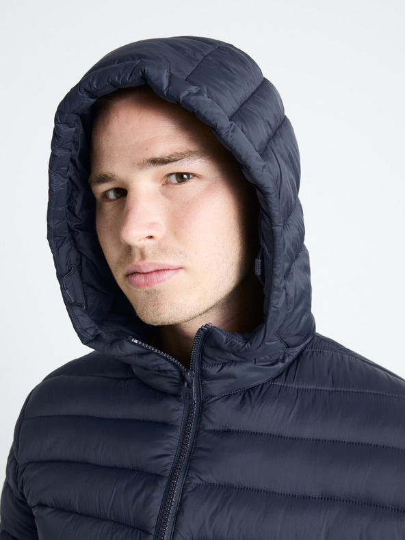 Celio Dunkelblau Herren Celio Fububble Steppjacke