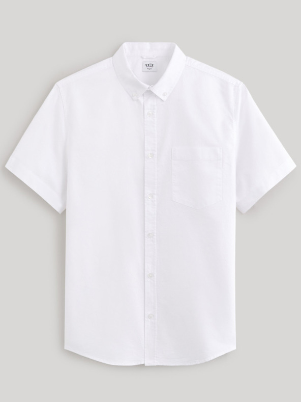 Celio Weißes Herrenhemd Celio Daxfordmc
