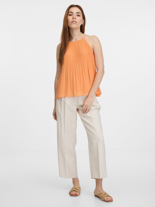 Orsay Orangefarbene Damenbluse ORSAY