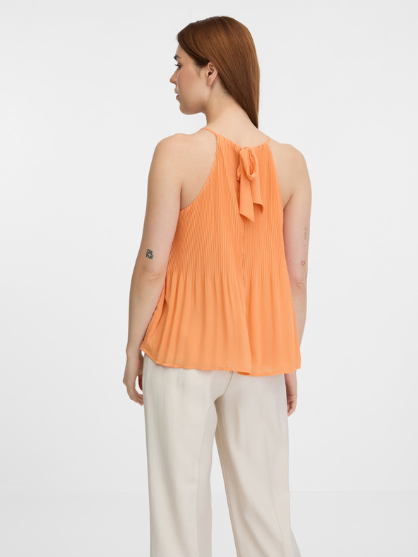 Orsay Orangefarbene Damenbluse ORSAY