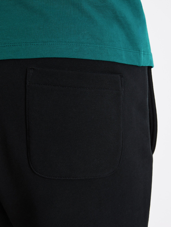 Celio Schwarze Herren-Trainingsshorts Celio Goshort