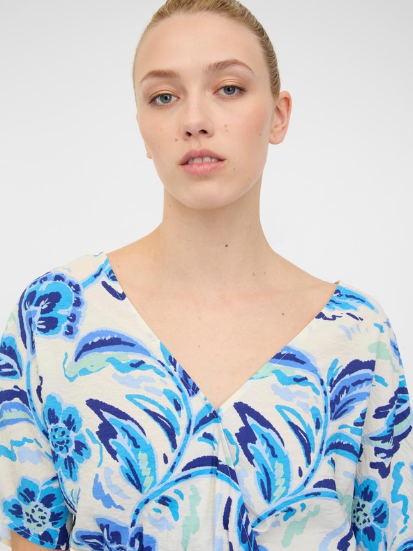 Orsay Blaues kurzes Damenkleid ORSAY