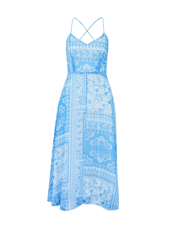 Orsay Blaues Midikleid ORSAY