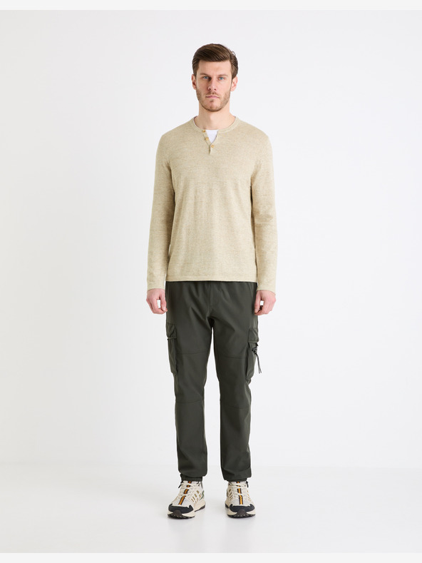 Celio Gelano Henley-Pullover