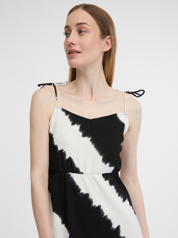 Orsay Schwarz-weißes Damenkleid ORSAY