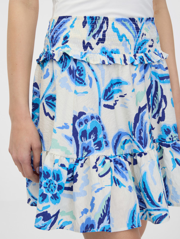 Orsay Blauer Damen-Blumenrock ORSAY