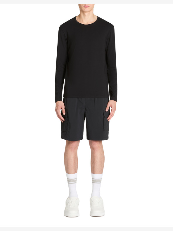 Celio Schwarzes langärmeliges Herrenhemd Celio Gehair