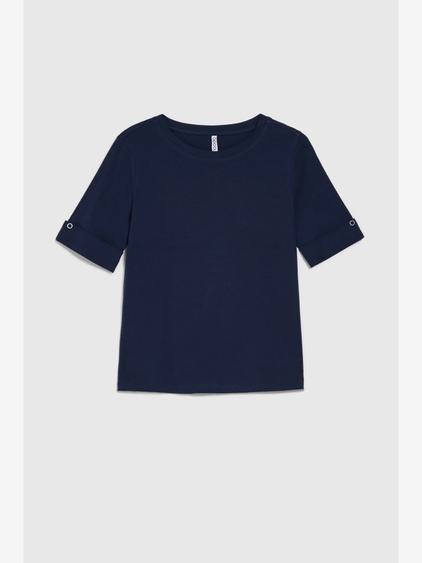 Moodo Dunkelblaues Damen T-Shirt Moodo