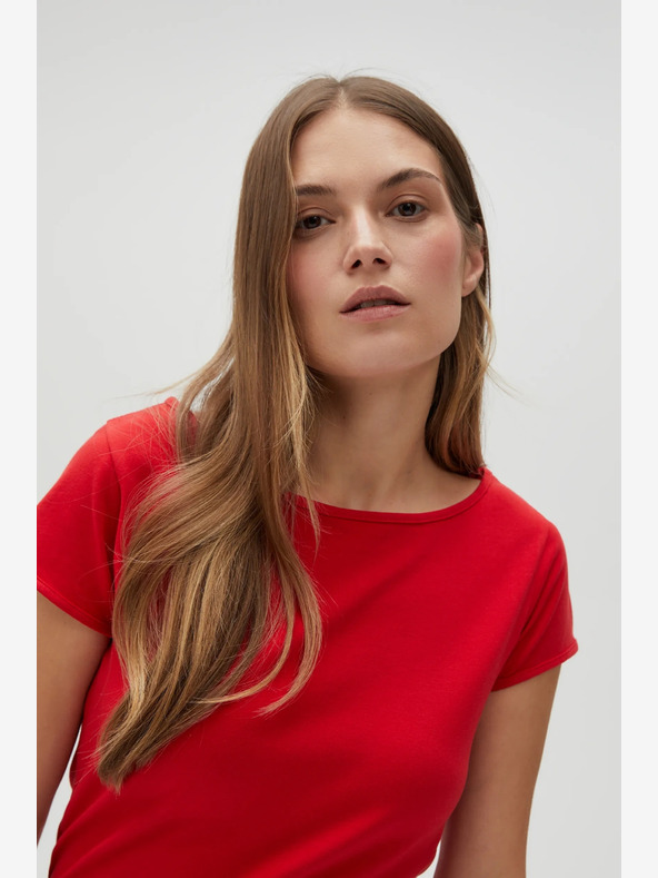 Moodo Rotes Damen-T-Shirt Moodo