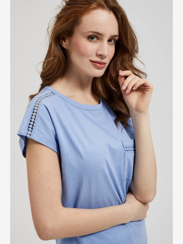 Moodo Blaues T-shirt Moodo