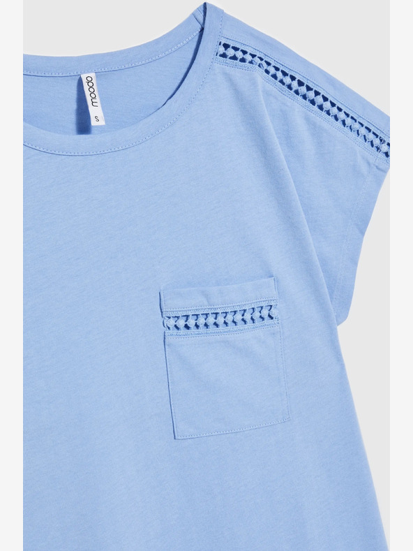 Moodo Blaues T-shirt Moodo