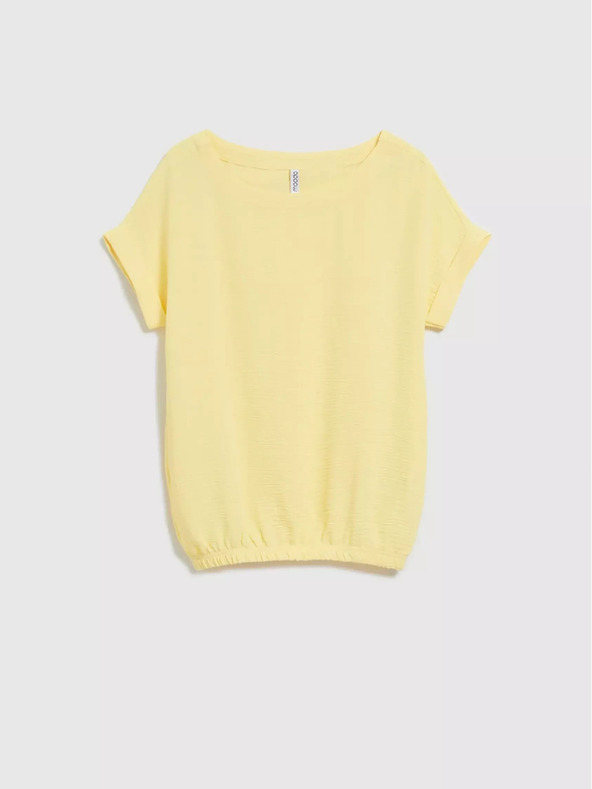 Moodo Gelbes Kurzarm-T-Shirt Moodo