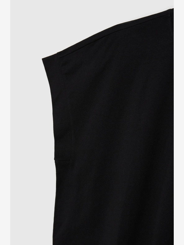 Moodo Schwarzes Damen Long Shirt Moodo