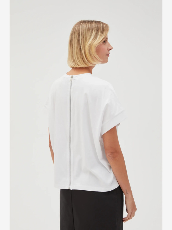 Moodo Weißes Damen-T-Shirt Moodo