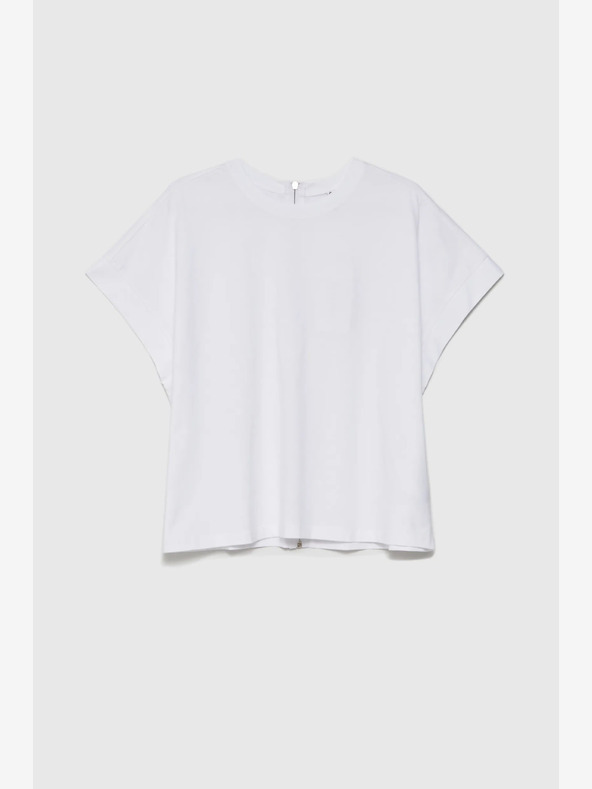 Moodo Weißes Damen-T-Shirt Moodo