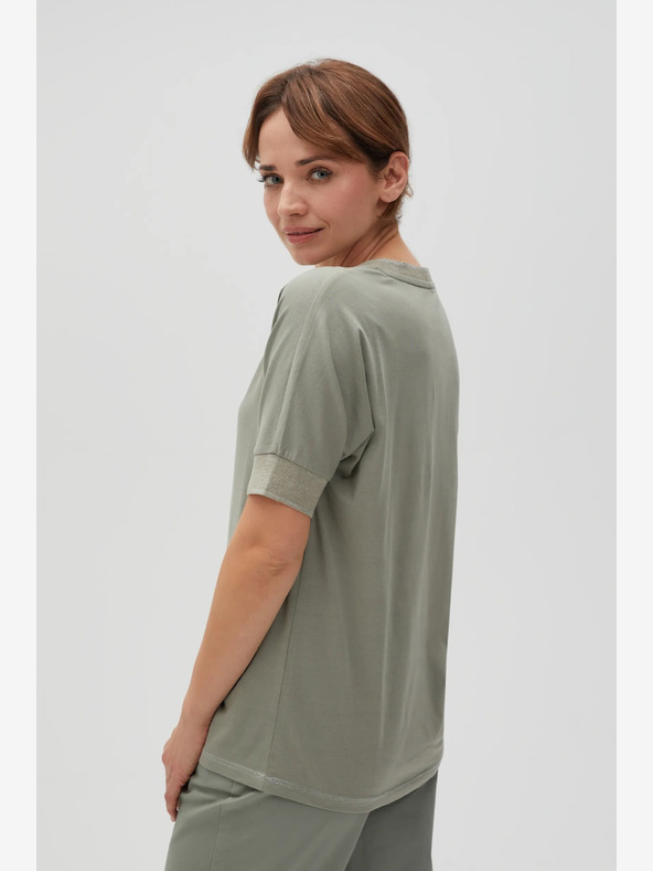 Moodo Moodo Hellgrünes Damen T-Shirt