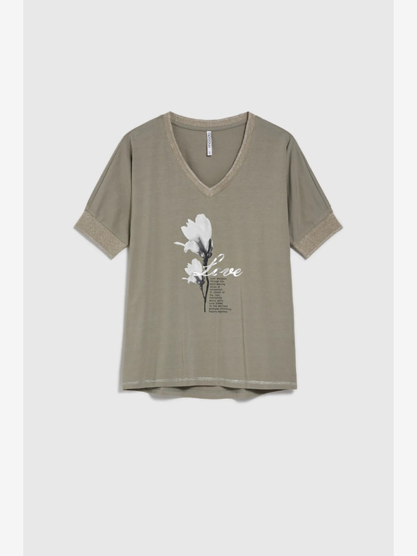 Moodo Moodo Hellgrünes Damen T-Shirt