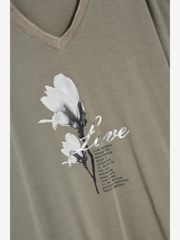 Moodo Moodo Hellgrünes Damen T-Shirt