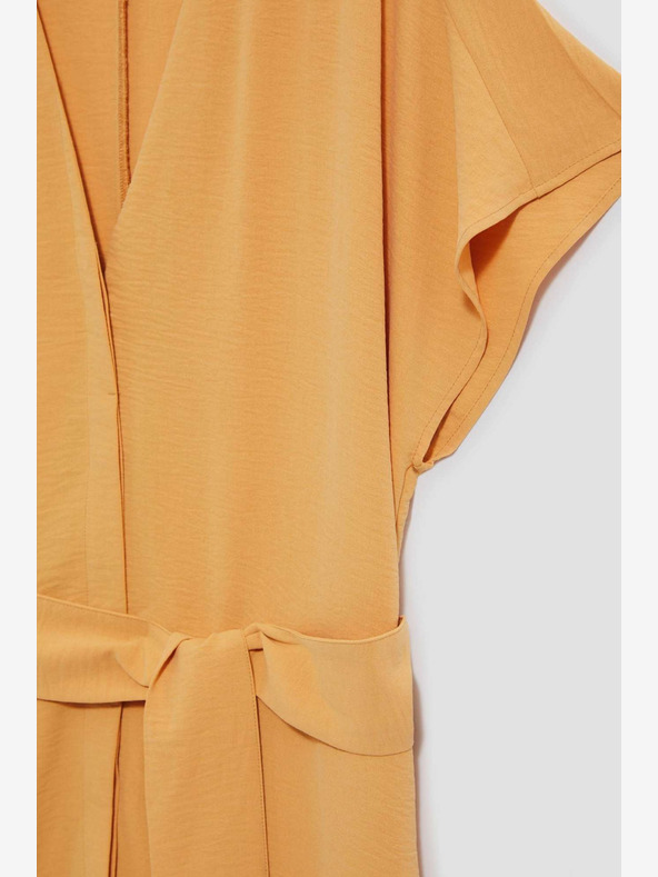 Moodo Gelbes langes Kleid Moodo