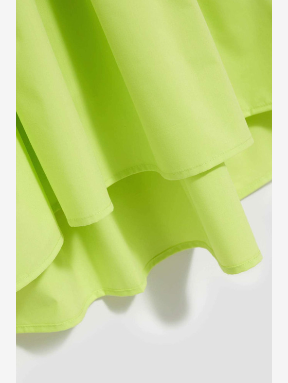 Moodo Hellgrünes Hemdkleid Moodo