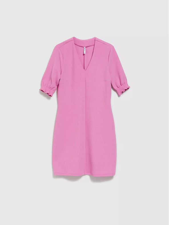 Moodo Rosa gerades Kleid Moodo