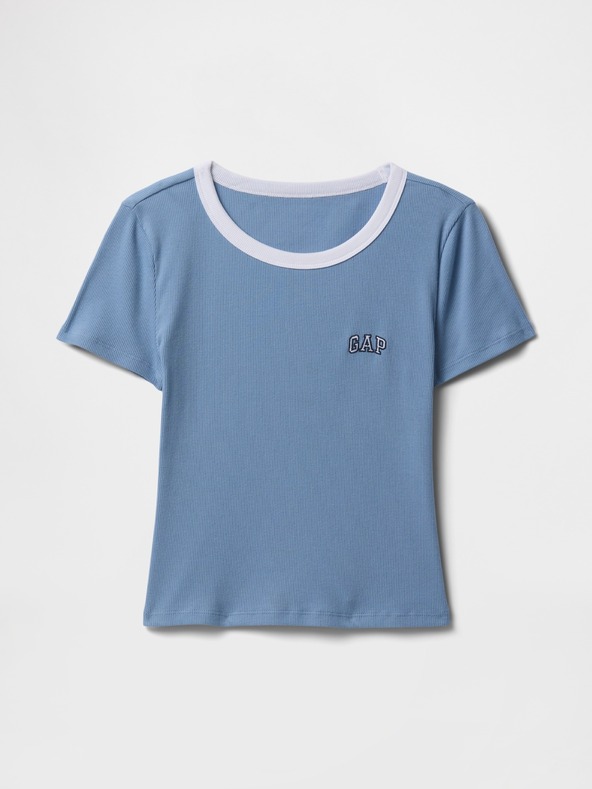 GAP Damen Ripp-Crop T-Shirt GAP