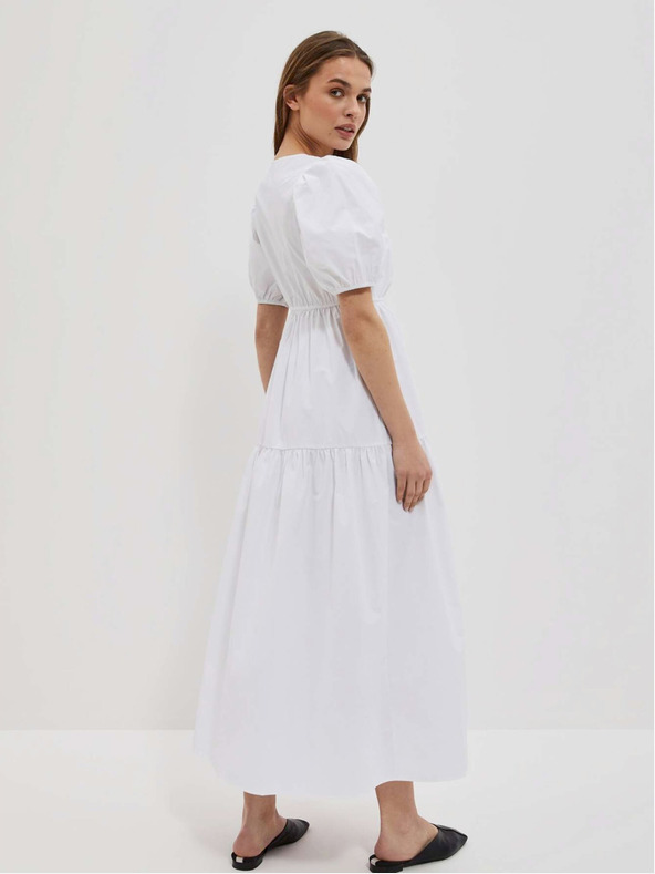Moodo Weißes Damenkleid Moodo
