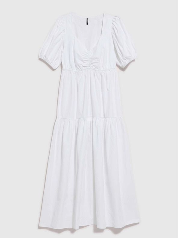 Moodo Weißes Damenkleid Moodo