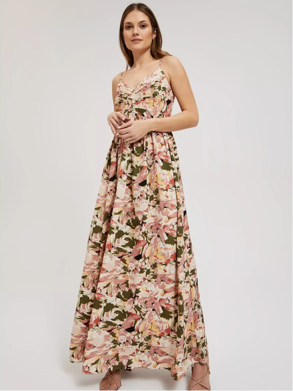 Moodo Altrosa gemustertes Kleid Moodo