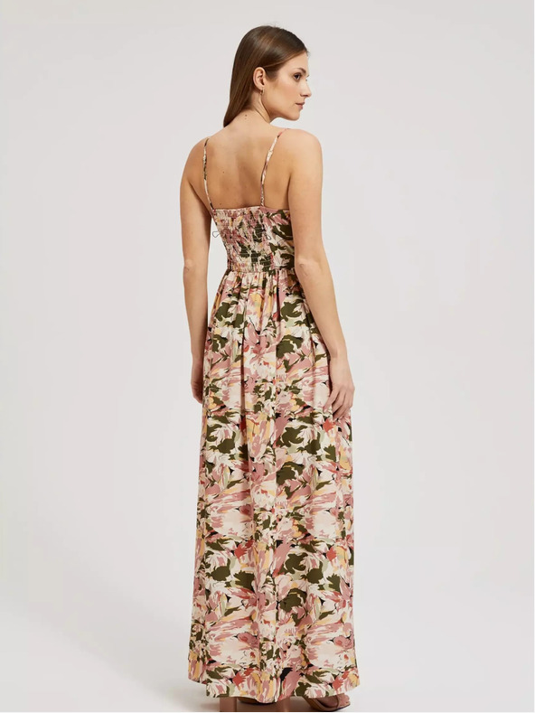 Moodo Altrosa gemustertes Kleid Moodo